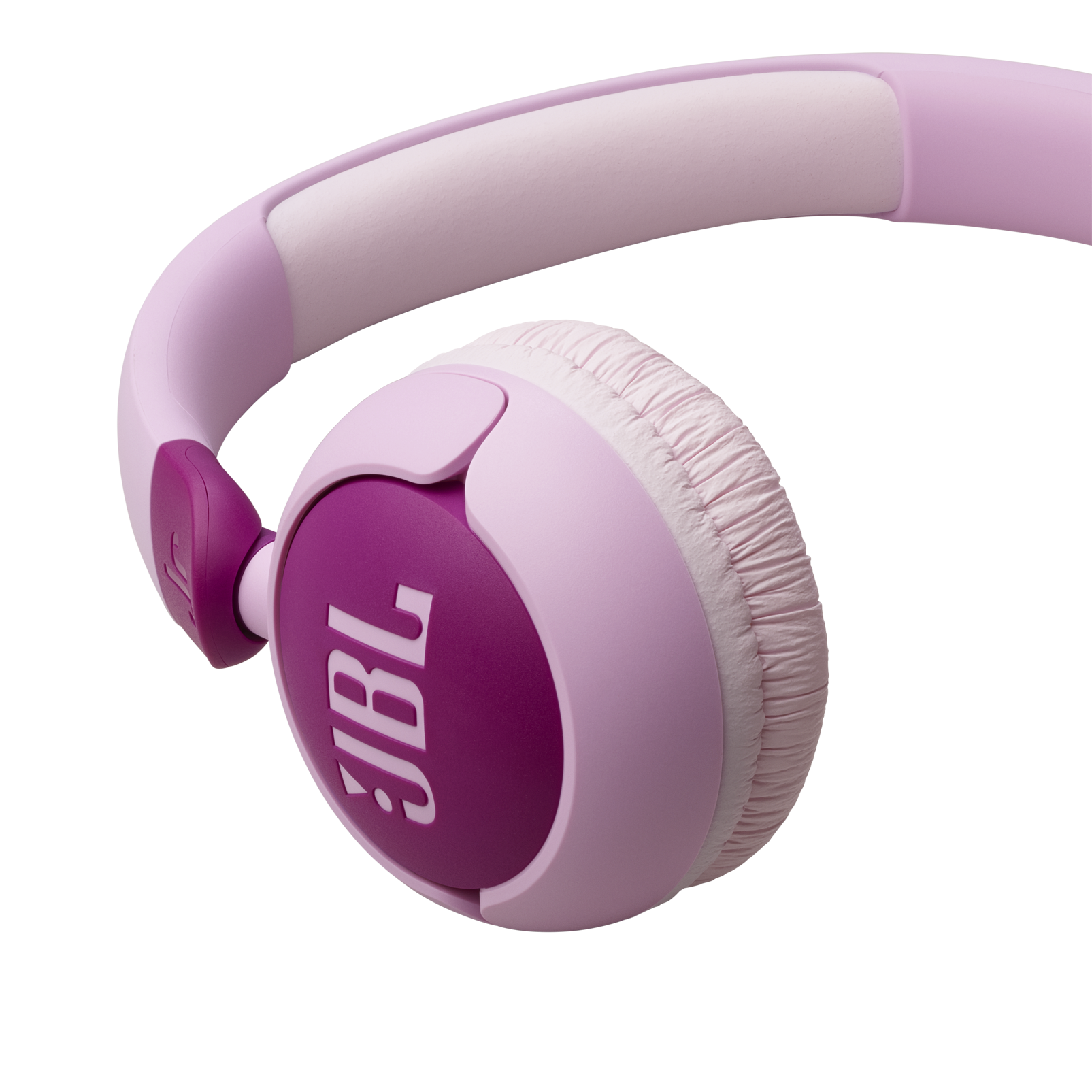 JBL Junior 320 - Purple - Wired on-ear kids headphones - Detailshot 2